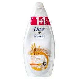 DOVE | Αφρόλουτρο Oat Milk & Honey 500ml 1+1 Δώρο