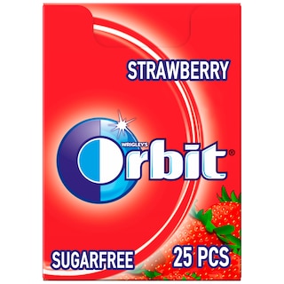 ORBIT | Τσίχλα Φράουλα 35g