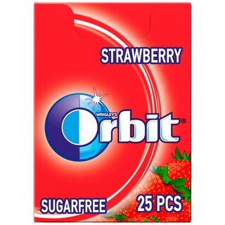 ORBIT | Τσίχλα Φράουλα 35g
