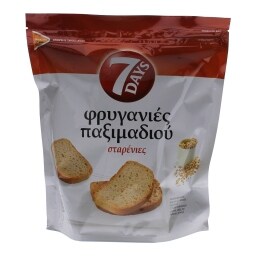7DAYS | ΦΡΥΓΑΝΙΕΣ ΠΑΞΙΜΑΔΙΟΥ ΣΙΤΟΥ 200 GR
