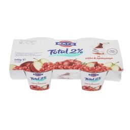 TOTAL | YOUGHT 2% APPLE/CRANBERRY 340GR 2X170