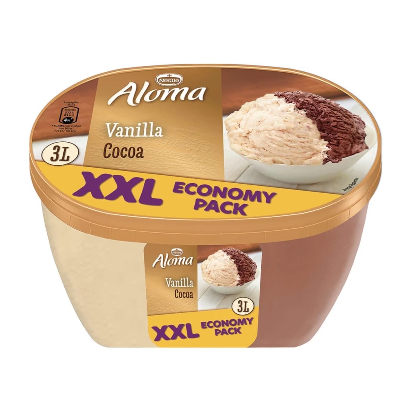 ALOMA Παγωτό XXXL Βανίλια Σοκολάτα 1.455kg