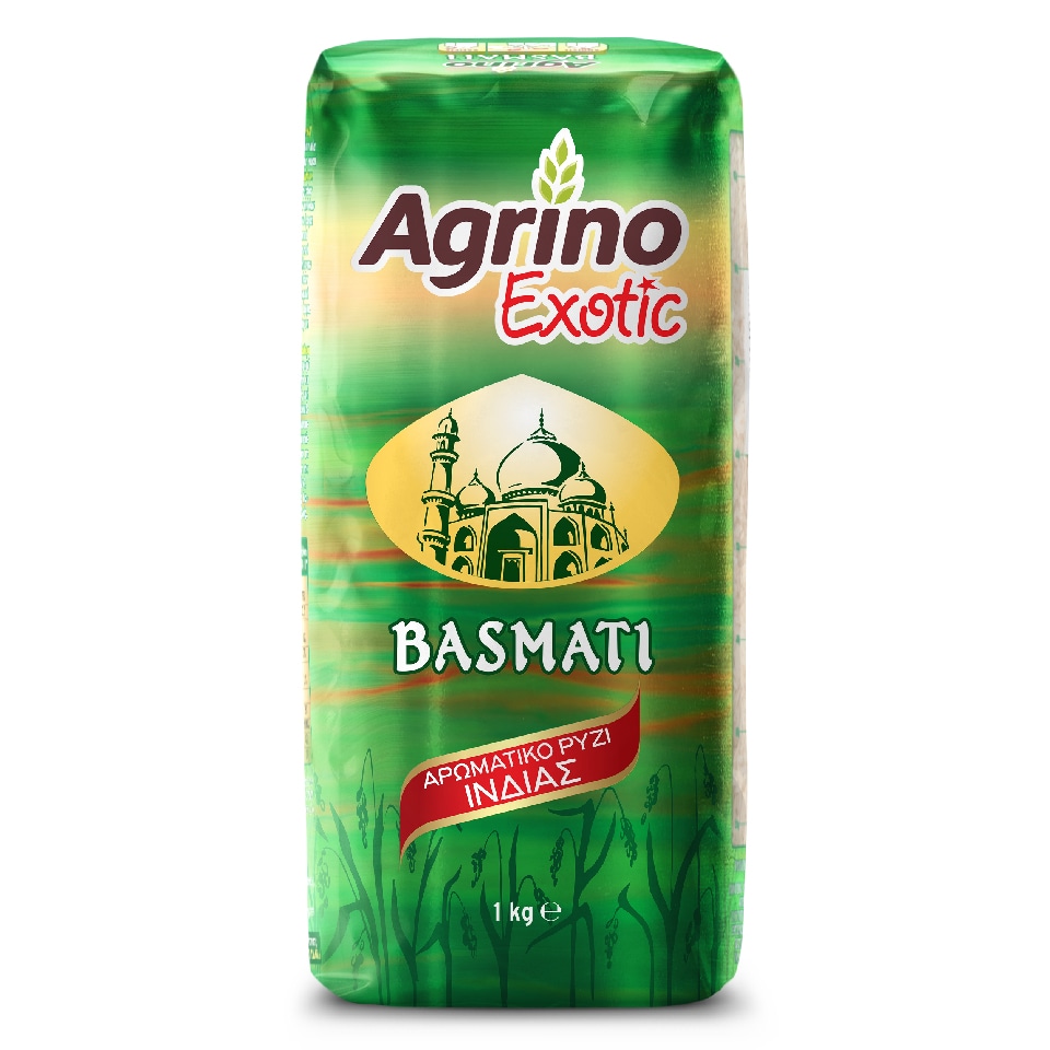 AGRINO Ρύζι Basmati Αρωματικό Ινδίας 1kgr