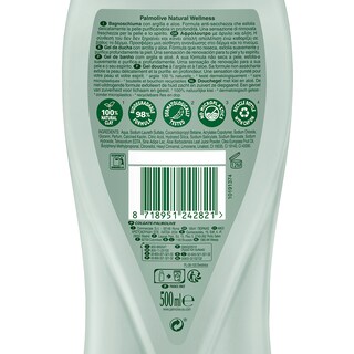 PALMOLIVE | Αφρόλουτρο Wellness Άργιλος & Αλόη 500ml 1+1 Δώρο 1+1