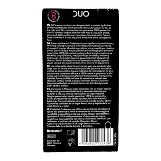 DUO | CONDOMS G PLEASURE 12 PIECE