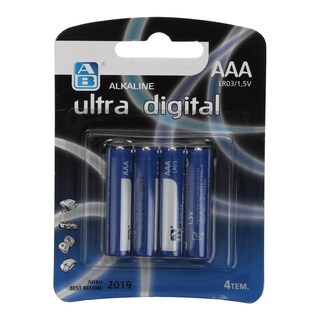 ΑΒ | ΜΠΑΤΑΡΙΕΣ ULTRA DIGITAL 3A 4 TΕΜ
