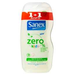 SANEX | Αφρόλουτρο Zero Kids 1+1 Δώρο 500ml