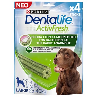 PURINA ONE | Συμπληρωματική Τροφή Dentalife ActivFresh Ενήλικοι Σκύλοι 142g