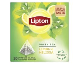 LIPTON | Τσάι Πράσινο Λεμόνι & Μελισσόχορτο 20 Τεμάχια