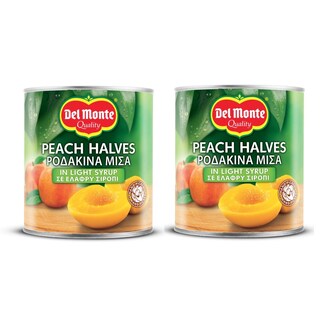 DEL MONTE | Κομπόστα Ροδάκινα Μισά 2x825g Έκπτωση 0.80Ε