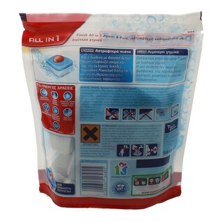 FINISH | ALL IN 1 | ΤΑΜΠΛΕΤΕΣ ΠΛΥΝΤΗΡΙΟΥ ΠΙΑΤΩΝ POWER AND PURE 30 ΤΕΜ