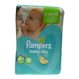 PAMPERS | BABY DRY | ΠΑΝΕΣ ΜΩΡΟΥ MAXI PLUS 9 - 20 KGR No 4+ 41 ΤΕΜ