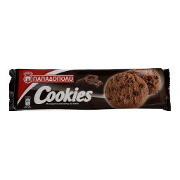 ΠΑΠΑΔΟΠΟΥΛΟΥ | COOKIES ΜΕ ΚΟΜΜΑΤΑΚΙΑ ΜΑΥΡΗΣ ΣΟΚΟΛΑΤΑΣ 160 GR