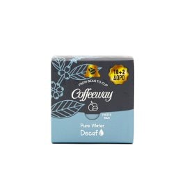 COFFEE WAY | Κάψουλες Καφέ Pure Water Decaf 12x5g 10+2 Δώρο