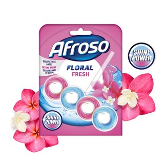 AFROSO | Καθαριστικό Block Τουαλέτας Floral Fresh 40g