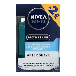 NIVEA | After Shave Protect & Care 2σε1 100ml Έκπτωση 2Ε