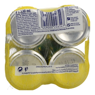 SPRITE | SPRITE ZERO ΛΕΜΟΝΙ ΜΕΝΤΑ 4X330ML