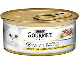 GOURMET | DIAMANT | Γατοτροφή Με Κοτόπουλο 85 gr