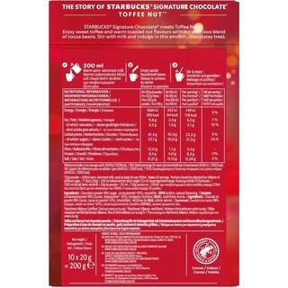 STARBUCKS | Ρόφημα Σοκολάτας Signature Chocolate Toffee Nut 10x20g