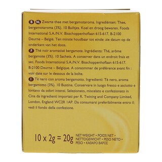 TWININGS | Τσάι Μαύρο Earl Grey 10x2g