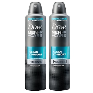 DOVE | Αποσμητικό Spray Men Clean Comfort 150ml 1+1 Δώρο