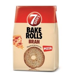 7DAYS | BAKE ROLLS | Παξιμαδάκια Bake Rolls Pizza 160g