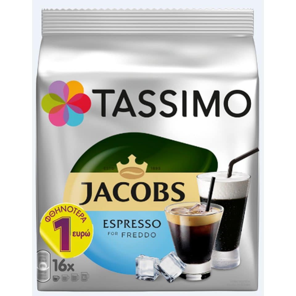 TASSIMO Κάψουλες Καφέ Jacobs Espresso Freddo 144g Έκπτωση 1Ε