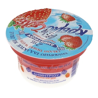 ΔΗΜΗΤΡΙΟΥ | Cream Jelly Strawberry 180g