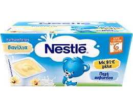 NESLAC | Επιδόρπιο Γάλακτος Βανίλια 4Χ100gr