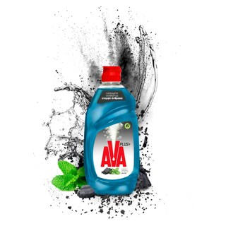 AVA | Υγρό Πιάτων Plus Μέντα 430ml