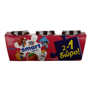 SMART | Παιδικό Γιαούρτι Φράουλα 2 X 145 gr