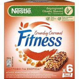 FITNESS | FITNESS ΜΠΑΡΕΣ ΔΗΜΗΤΡΙΑΚΩΝ CRUNCHY CARAMEL  6X23.5GR