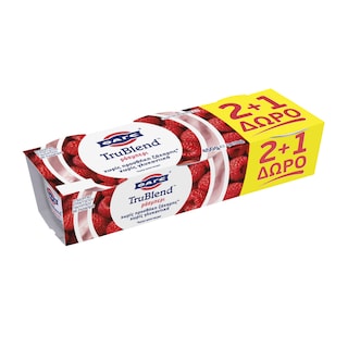 TRUBLEND | Επιδόρπιο Γιαουρτιού Ράσμπερι 2+1 Δώρο 2+1 ΔΩΡΟ