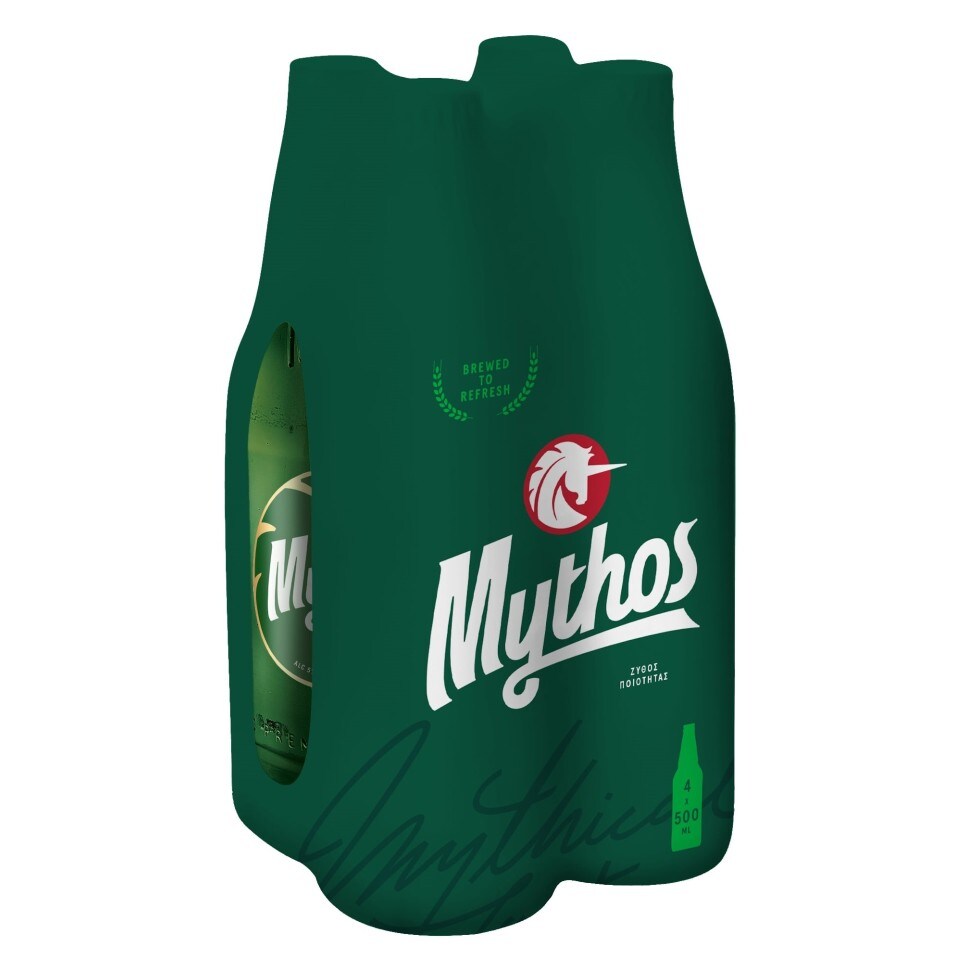 MYTHOS Μπύρα Φιάλη 4x500ml