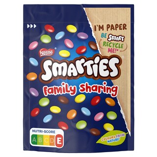SMARTIES | Κουφετάκια Γεμιστά Σοκολάτα Γάλακτος Σακούλα 240gr