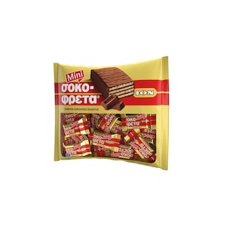ΙΟΝ | Γκοφρέτα Σοκολάτα Γάλακτος Mini Σακούλα 210gr