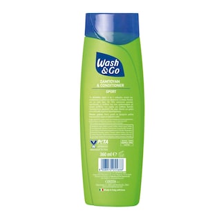 WASH&GO | Σαμπουάν Sport 2σε1 360ml