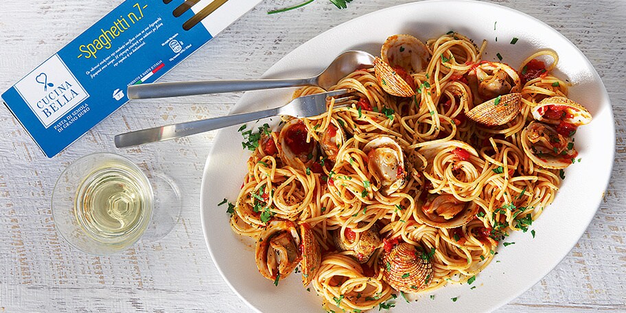 Σπαγκέτι με αχιβάδες