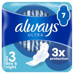 ALWAYS | Σερβιέτες Ultra Night Μέγεθος 3 7 Τεμάχια