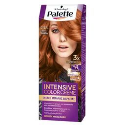 PALETTE | Βαφή Μαλλιών Intensive Color Creme 7.78 Ξανθό Χρυσοχάλκινο 1 Τεμ.