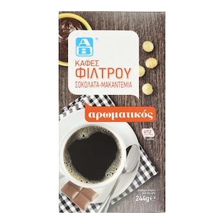 ΑΒ | Καφές Φίλτρου Σοκολάτα Μακαντέμια 244g
