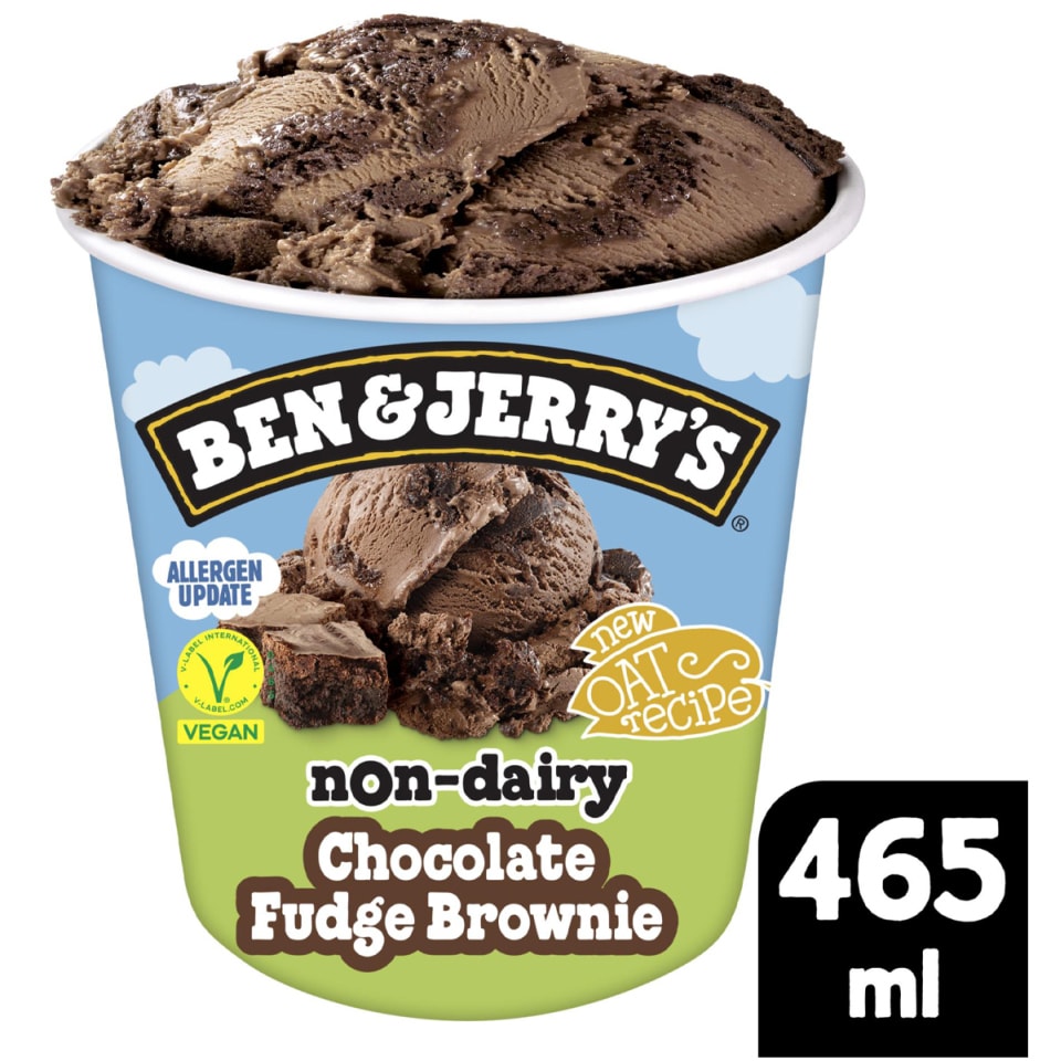 BEN & JERRY'S Παγωτό Choco Fudge Brownie Non Dairy Vegan 386g