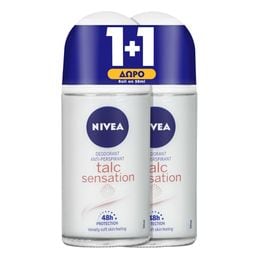 NIVEA | Αποσμητικό Roll On Talc Sensation 50ml 1+1 Δώρο