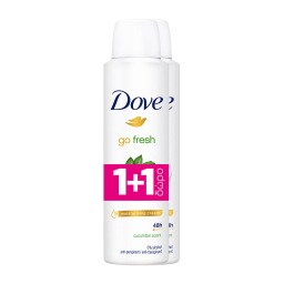 DOVE | Aποσμητικό Spray Go Fresh Cucumber 150ml 1+1 Δώρο