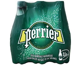 PERRIER | Νερό Φυσικό Μεταλλικό Ανθρακούχο 6x500ml