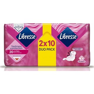 LIBRESSE | Σερβιέτες Invisible Normal 20 Τεμάχια