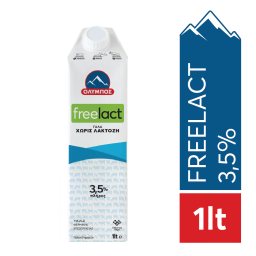 Γάλα Χωρίς Λακτόζη Freelact 3.5% Λιπαρά 1lt