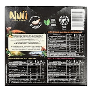 NUII | Παγωτό Ξυλάκι Nuii Μίνι 3 Γεύσεις 252g