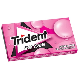 TRIDENT | Τσίκλα Senses Bubblegum 27gr