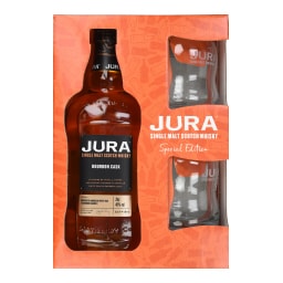 JURA | Ουίσκι Bourbon Cask Single Malt 700ml + 2 Ποτήρια